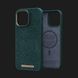 Чехол Elements Njord Salmon Leather MagSafe для iPhone 14 Pro (Green) 382909bd-08dc-4cc0-8cfd-8889ecb05df3 фото 3