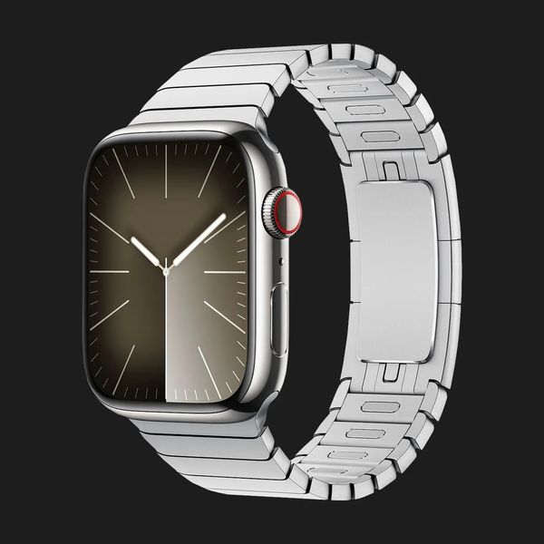 Apple Watch Series 9 45mm GPS + LTE, Silver Stainless Steel Case with Silver Link Bracelet (2023) ccd394a6-103d-43e9-a33d-21c3475de1bb фото