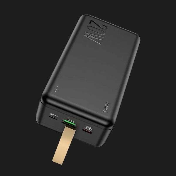 Портативний акумулятор Power Bank Hoco J87B Tacker PD20W+QC3.0 30000mAh (Black) 3747e7ea-7c25-40c0-b766-d66fbd28200a фото