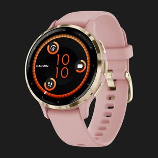 Годинник Garmin Venu 3S Soft Gold Stainless Steel Bezel with Dust Rose Case and Silicone Band 51bba58c-bf29-47b0-bec3-e89a8fd59937 фото