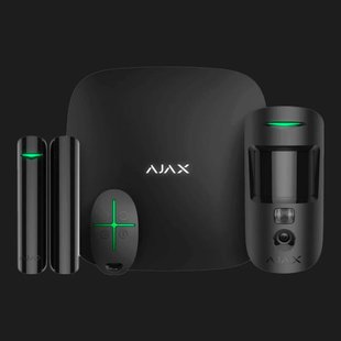 Комплект охранной сигнализации Ajax StarterKit Cam Plus (Black) d0cccc7f-7961-4c82-b282-e4f1b7bafd0a фото