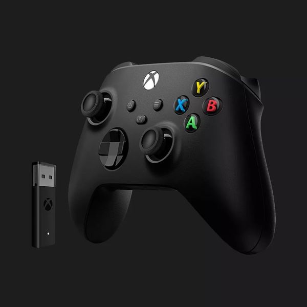 Геймпад Microsoft Xbox Series X/S Wireless Controller Carbon Black + Wireless Adapter 94f18a86-32c0-46f3-a2ee-92f856e2881b фото