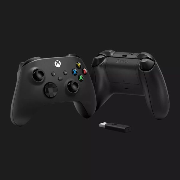 Геймпад Microsoft Xbox Series X/S Wireless Controller Carbon Black + Wireless Adapter 94f18a86-32c0-46f3-a2ee-92f856e2881b фото