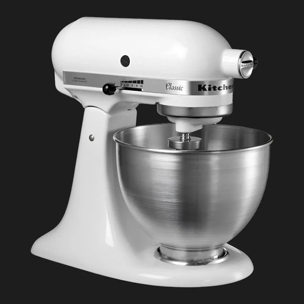 Планетарный миксер KitchenAid CLASSIC 4,3 л с откидным блоком (White) 8fff0637-d76d-417e-b107-895f588f6da8 фото