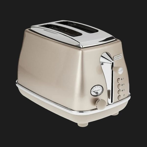 Тостер DeLonghi Icona Metallics (Beige) 2d868516-2169-4b6b-a18c-b4ffc0c6ee90 фото