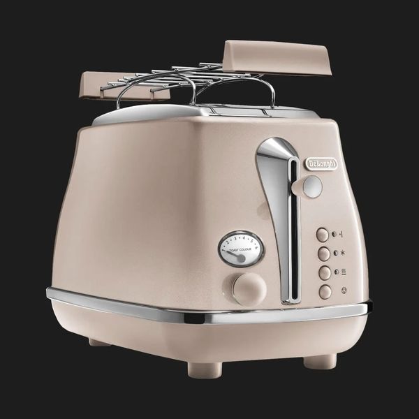 Тостер DeLonghi Icona Metallics (Beige) 2d868516-2169-4b6b-a18c-b4ffc0c6ee90 фото