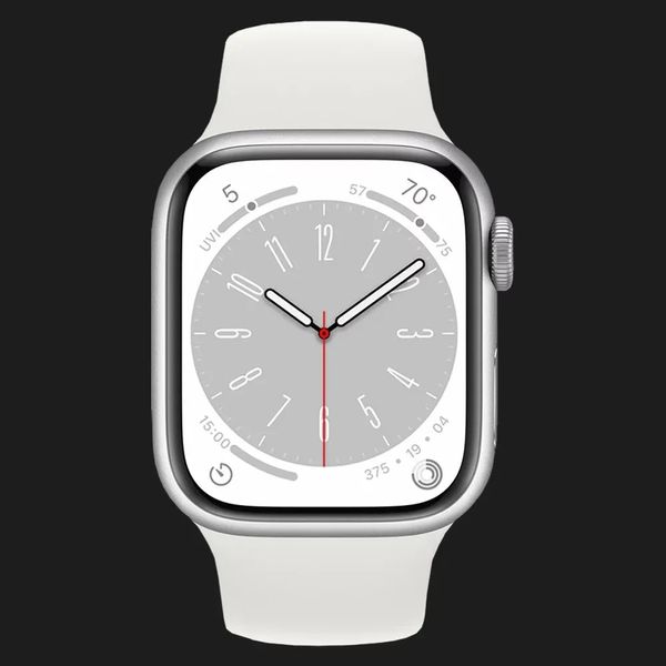 Оригінальний спортивний ремінець для Apple Watch 42/44/45/49 mm White Sport Band (MJ4M2 / MTPK2) 7ced3df0-bc06-4a44-9b99-1ceb4c3354f4 фото