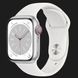 Оригінальний спортивний ремінець для Apple Watch 42/44/45/49 mm White Sport Band (MJ4M2 / MTPK2) 7ced3df0-bc06-4a44-9b99-1ceb4c3354f4 фото 1