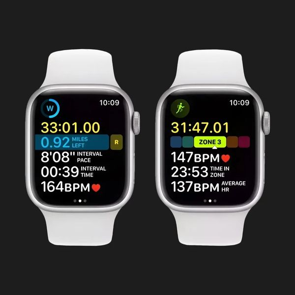 Apple Watch Series 8 45mm Silver Aluminum Case with White Sport Band (MP6N3) dd96c16c-b379-419f-ba33-4da40cb2a191 фото