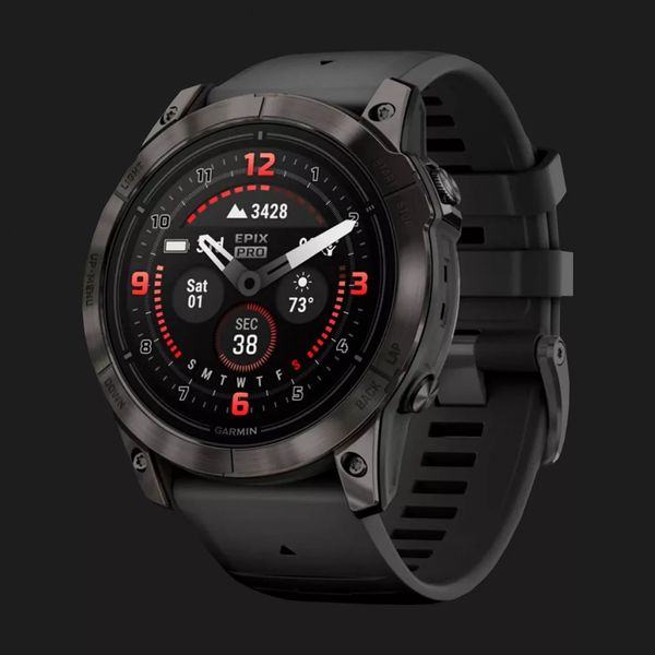 Garmin Epix Pro (Gen 2) Sapphire 51mm Carbon Gray DLC Titanium with Black Band 22a95a9a-ad5f-4468-9be7-c5aa3179e629 фото