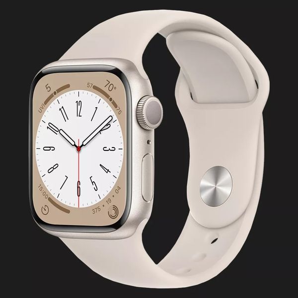 Apple Watch Series 8 45mm Starlight Aluminum Case with Starlight Sport Band (MNP23/MNUQ3) 0bdfd113-2428-413c-9350-0a6d296c5c3b фото