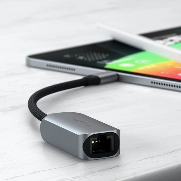 Переходник Satechi USB-C 2.5 Gigabit Ethernet (ST-AE25M) (Space Gray) 18da76fc-d007-4761-a8ec-e36c3164341c фото