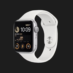 Apple Watch SE 2 44mm Silver Aluminum Case with White Sport Band (MNK23) 9ac5e33a-98b5-4c10-921d-052778f21ef9 фото