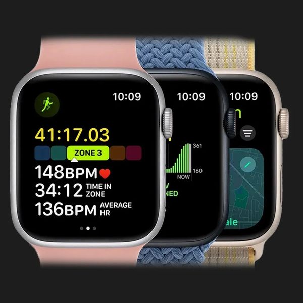 Apple Watch SE 2 44mm Silver Aluminum Case with White Sport Band (MNK23) 9ac5e33a-98b5-4c10-921d-052778f21ef9 фото