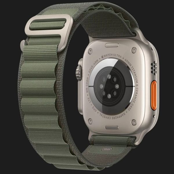 Оригінальний ремінець для Apple Watch 42/44/45/49 mm Alpine Loop Green Size M (MQE33) dfdaa1aa-ead8-436a-b647-ae32ed42fc7b фото