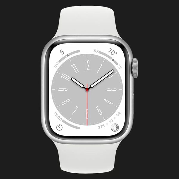 Apple Watch Series 8 41mm Silver Aluminum Case with White Sport Band (MP6K3, MP6L3) 6a1bde89-eb61-48d3-a46b-025011034071 фото