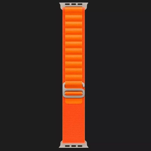 Оригинальный ремешок для Apple Watch 44/45/49 mm Alpine Loop Orange Size M (MQE03) 97181cf8-6ef1-4186-ab9e-28467e55db03 фото