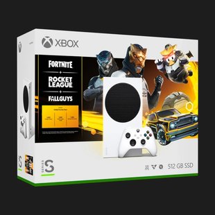 Ігрова приставка Microsoft Xbox Series S 512GB + Fortnite/Rocket League/Fallguys 1611816c-e864-4799-97cf-17eaf36597b5 фото