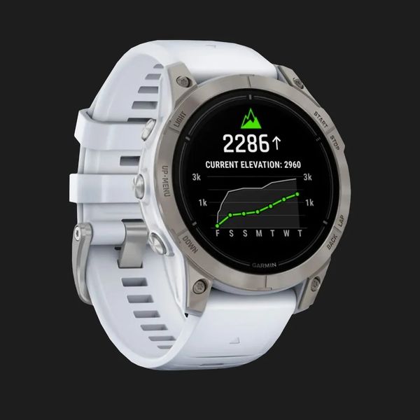 Garmin Epix Pro (Gen 2) Sapphire 47mm Titanium with Whitestone Band 8506fbcc-267e-45c5-92bc-cb960739c23c фото