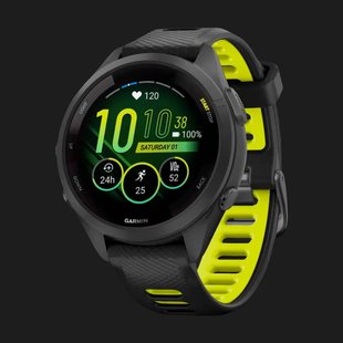 Garmin Forerunner 265S Black Bezel and Case with Black/Amp Yellow Silicone Band 5aa196fe-6300-43a8-84de-d467635165b2 фото