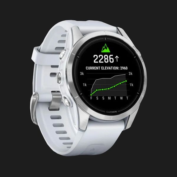 Garmin Epix Pro (Gen 2) Standard 42mm Silver with Whitestone Band 0cc486cd-2168-487d-abf3-a36ab72e9c4b фото