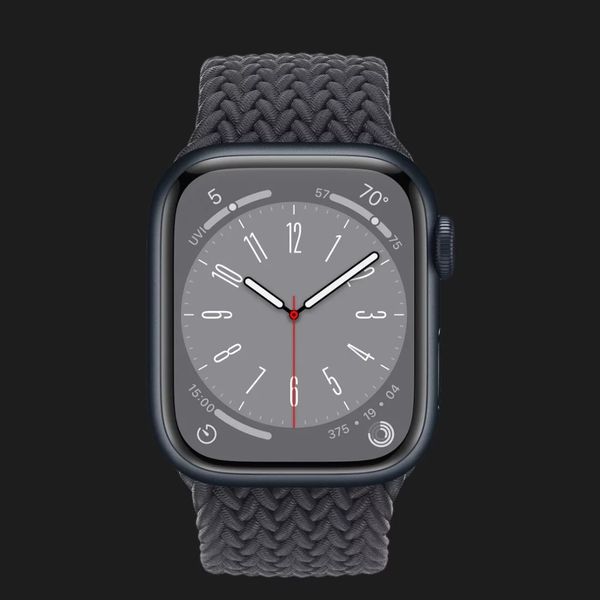 Apple Watch Series 8 41mm Midnight Aluminum Case with Midnight Braided Solo Loop (MNPC3 + MPA73) 67bd9528-f815-406d-b79f-f1a4656edb74 фото