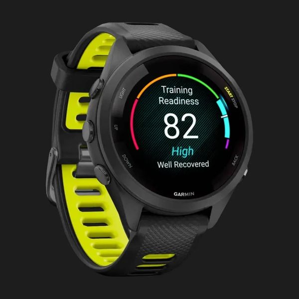 Garmin Forerunner 265S Black Bezel and Case with Black/Amp Yellow Silicone Band 5aa196fe-6300-43a8-84de-d467635165b2 фото