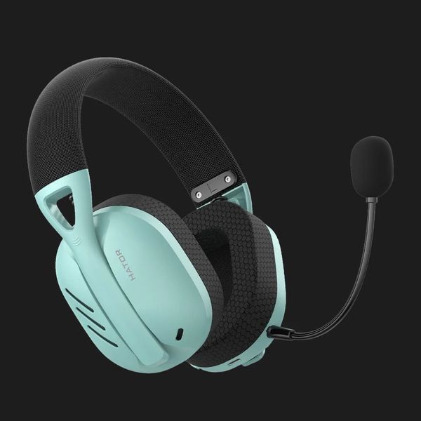 Игровая гарнитура Hator Hyperpunk 2 Wireless Tri-mode (Black/Mint) 86e6dac0-49c8-46cd-b1ce-fab225844f71 фото