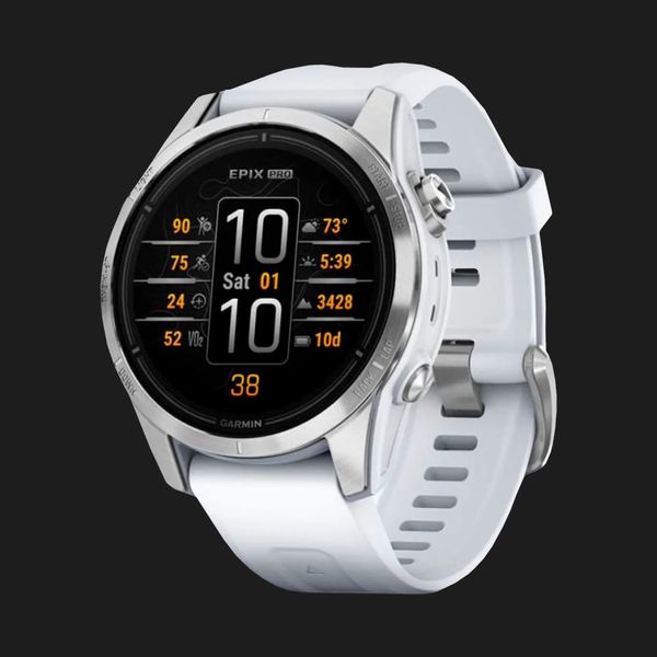 Garmin Epix Pro (Gen 2) Standard 42mm Silver with Whitestone Band 0cc486cd-2168-487d-abf3-a36ab72e9c4b фото