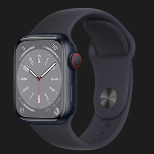 Apple Watch Series 8 45mm GPS + LTE, Midnight Aluminium Case with Midnight Sport Band (MNK43) b68028cf-5a33-4e25-bca7-45683383925e фото