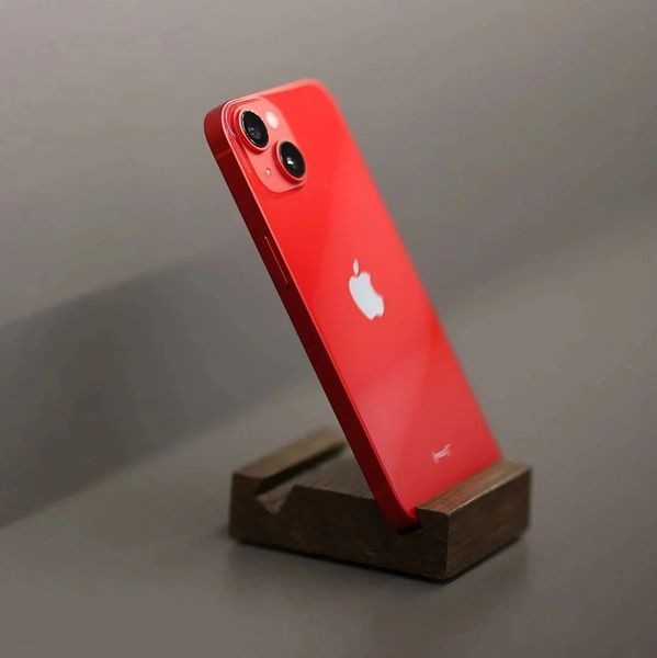 б/у iPhone 14 256GB (Red) (Ідеальний стан, нова батарея) (e-Sim) b6d5b315-6880-42df-9d4a-7bfcd57c33df фото