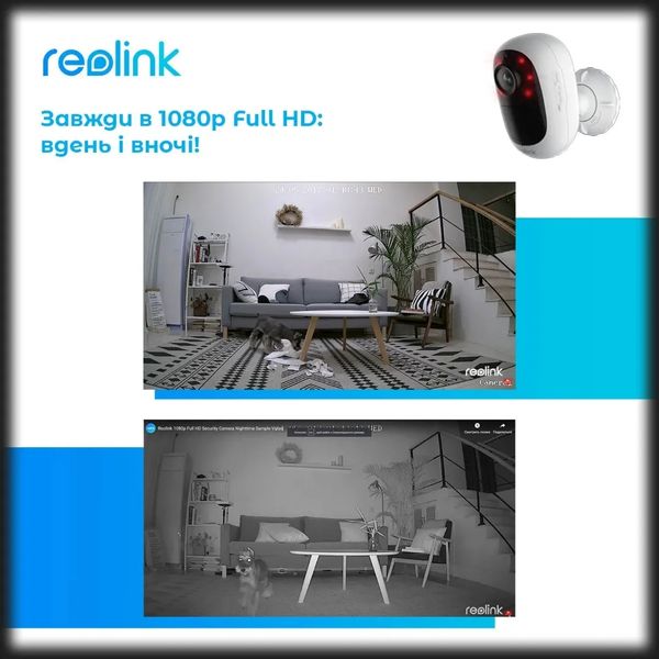 IP камера Reolink Argus 2E bd30a211-057d-471d-836c-29a328ac23f3 фото