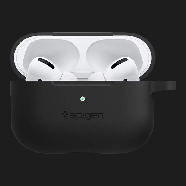 Захисний чохол Spigen Silicone Fit для AirPods Pro (Black) ff29cc32-10f9-4e17-b590-4f5cbc003b16 фото