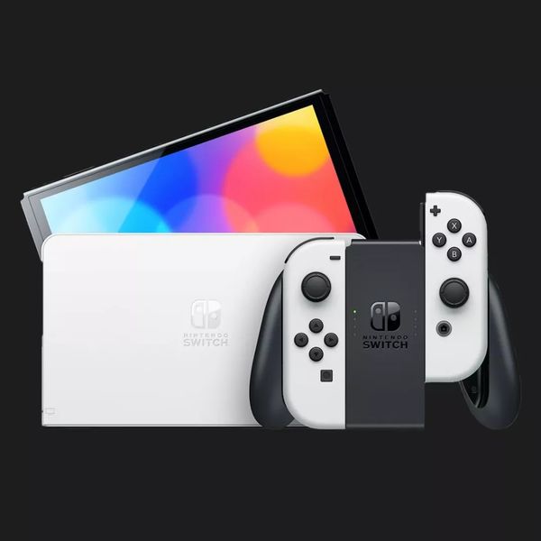 Портативная игровая приставка Nintendo Switch OLED with White Joy-Con (045496453435) 158ddf48-3c08-4dae-a831-d11cd5fb22f6 фото