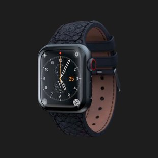 Ремінець Elements Njord Salmon Leather Strap для Apple Watch 42/44/45/49mm (Dark Grey) (SL14120) 4ee0bb6b-5540-4048-a282-483b567dac4c фото