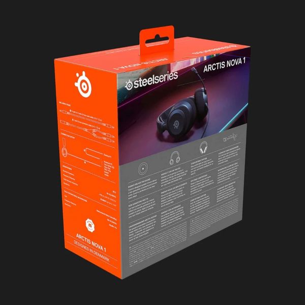 Ігрова гарнітура SteelSeries Arctis Nova 1 (Black) 2ebfeeba-d0fd-4b30-8501-f4ecdbfd7823 фото