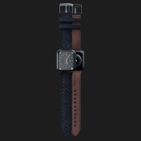 Ремешок Elements Njord Salmon Leather Strap для Apple Watch 42/44/45/49mm (Dark Grey) (SL14120) 4ee0bb6b-5540-4048-a282-483b567dac4c фото