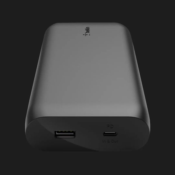 Портативный аккумулятор Power Bank Belkin 20000mAh, 30W, USB-A, USB-C (Black) adea6caf-f81a-4459-b756-61bfcfde903a фото