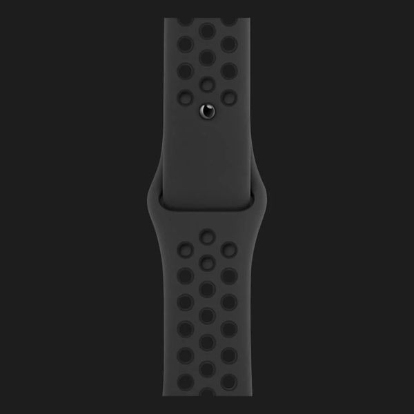 Оригинальный ремешок для Apple Watch 42/44/45/49 mm Nike Sport Band (Anthracite / Black) (MX8E2) 99f66a63-615b-481b-a299-476cebe700ce фото