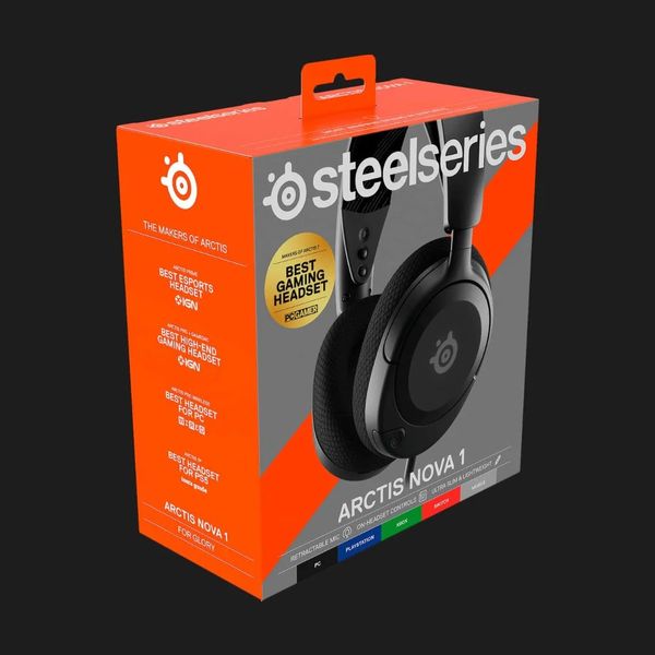 Игровая гарнитура SteelSeries Arctis Nova 1 (Black) 2ebfeeba-d0fd-4b30-8501-f4ecdbfd7823 фото