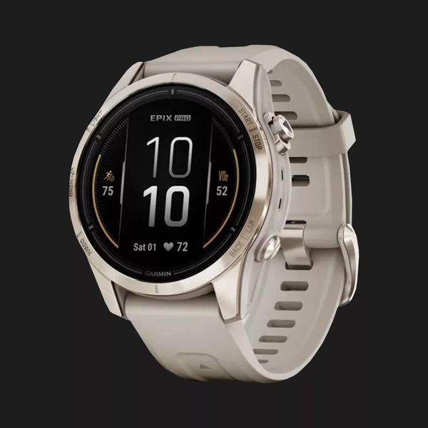 Garmin Epix Pro (Gen 2) Sapphire 42mm Soft Gold with Light Sand Band 748f9d5a-d994-4122-8eac-7ccc38816c46 фото