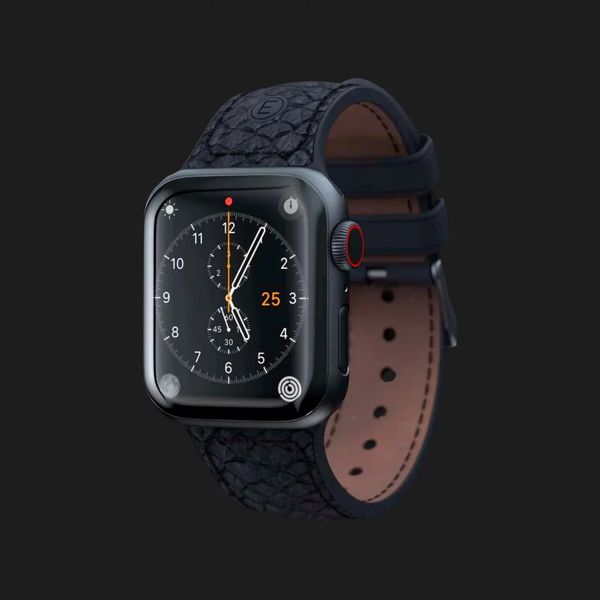 Ремешок Elements Njord Salmon Leather Strap для Apple Watch 42/44/45/49mm (Dark Grey) (SL14120) 4ee0bb6b-5540-4048-a282-483b567dac4c фото