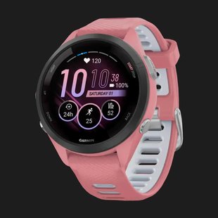 Garmin Forerunner 265S Black Bezel with Light Pink Case and Light Pink/Whitestone Silicone Band d1dcaf7e-915d-447b-9b5f-b60d0d3a641f фото