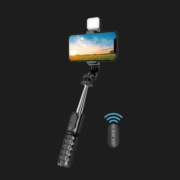 Трипод WiWU Selfie Stick Wi-SE002 (Black) d54bdb07-f108-4e29-89c1-8d77c9e4e859 фото