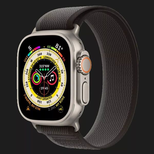 Apple Watch Ultra 49mm GPS + LTE Titanium Case with Black/Gray Trail Loop M/L (MQFX3) 2b41cd69-77e7-4d4c-a957-4f4f085bfc9f фото