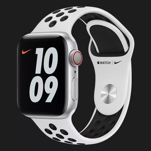 Оригинальный ремешок для Apple Watch 42/44/45/49 mm Nike Sport Band (Pure Platinum / Black) (MX8F2) e75cb942-46fe-44a1-ab5a-4f54884a93ff фото