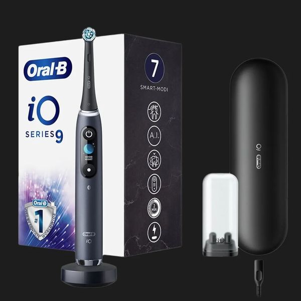 Зубная электрощетка BRAUN Oral-B iO Series 9N (Black Onyx) 4f243f15-e1ae-46f1-b127-e137565a1062 фото