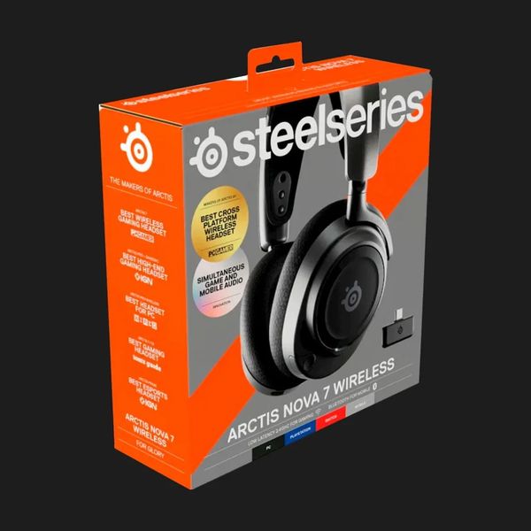 Игровая гарнитура STEELSERIES Arctis Nova 7 Black 879b55c3-1e1e-49a4-a20e-f24fa905cf64 фото