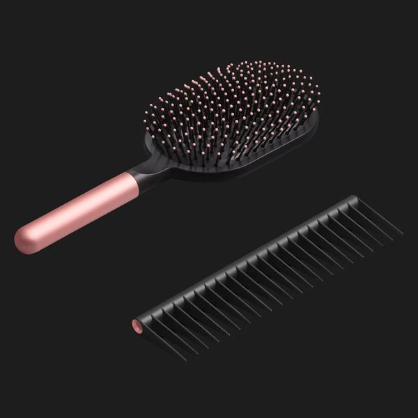 Набір щіток Dyson Designed Paddle Brush and Detangling Comb (Rose/Black) 0a77ab43-4ab8-4c4e-ba90-ff47bd5f3322 фото