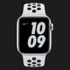 Оригінальний ремінець для Apple Watch 42/44/45/49 mm Nike Sport Band (Pure Platinum / Black) (MX8F2) e75cb942-46fe-44a1-ab5a-4f54884a93ff фото 2